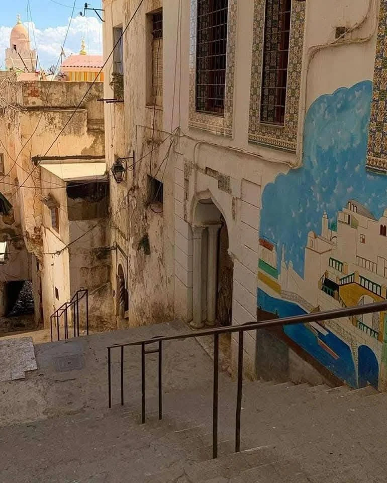 Beauty and grandeur of the architecture in the Kasbah of Algiers