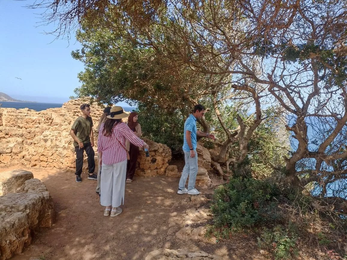 زيارة الوفد الصحفي الأمريكي إلى تيبازة