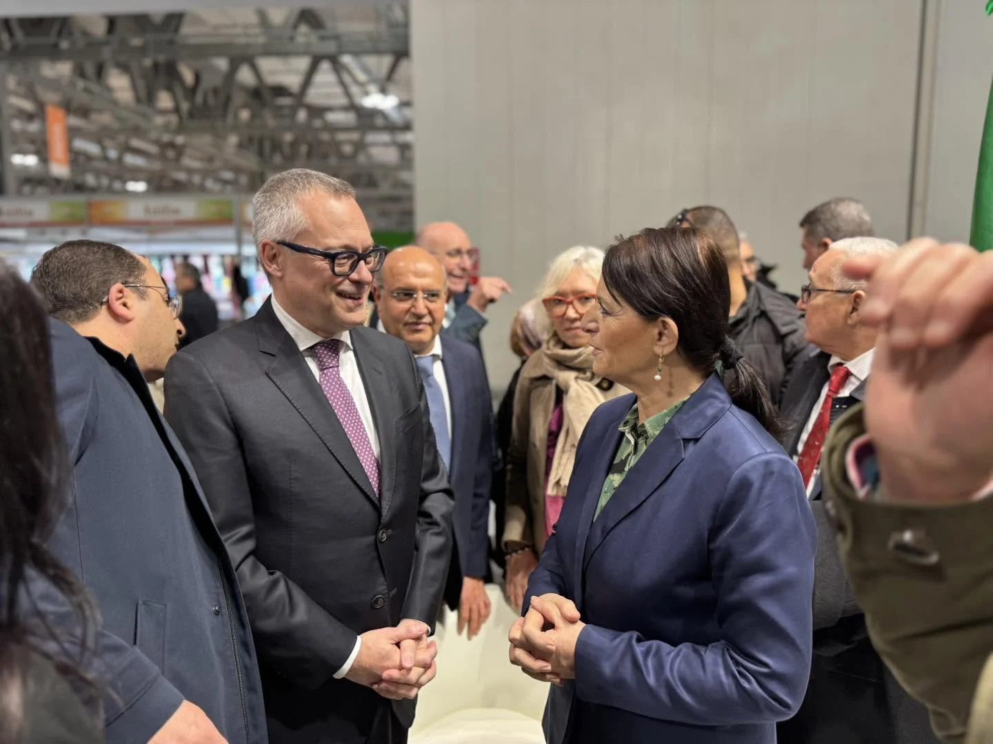 Ouverture du pavillon algérien au salon Artigiano in Fiera à Milan