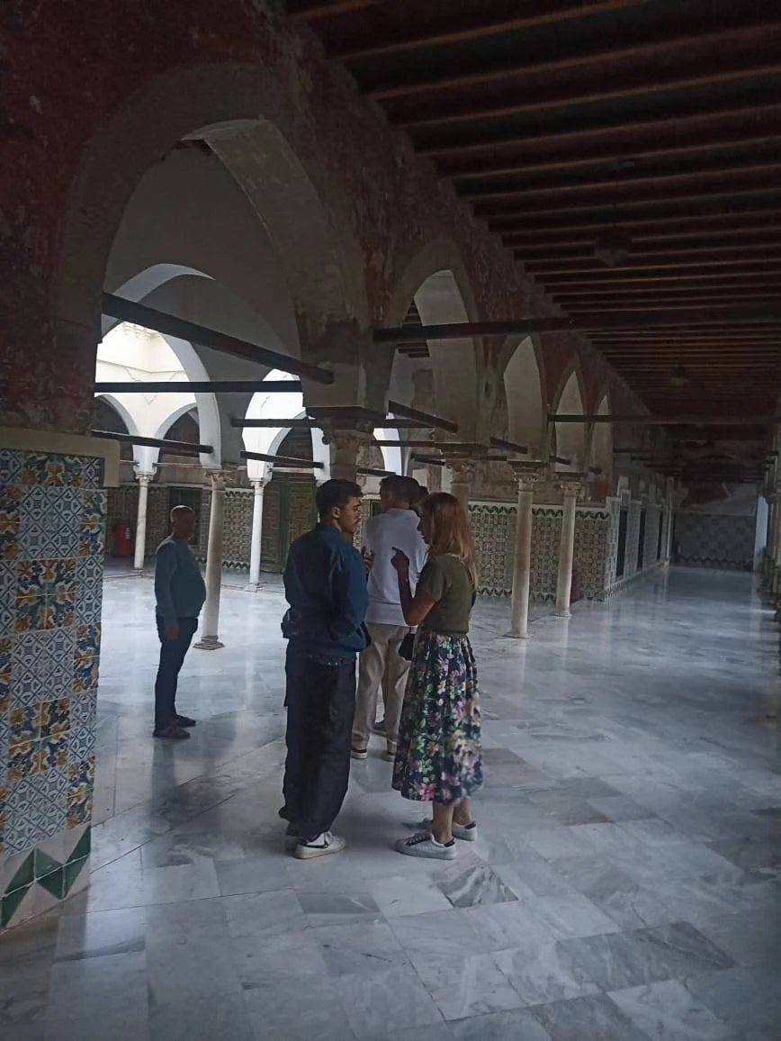 Visita del grupo periodístico estadounidense de ABC7 a Constantina