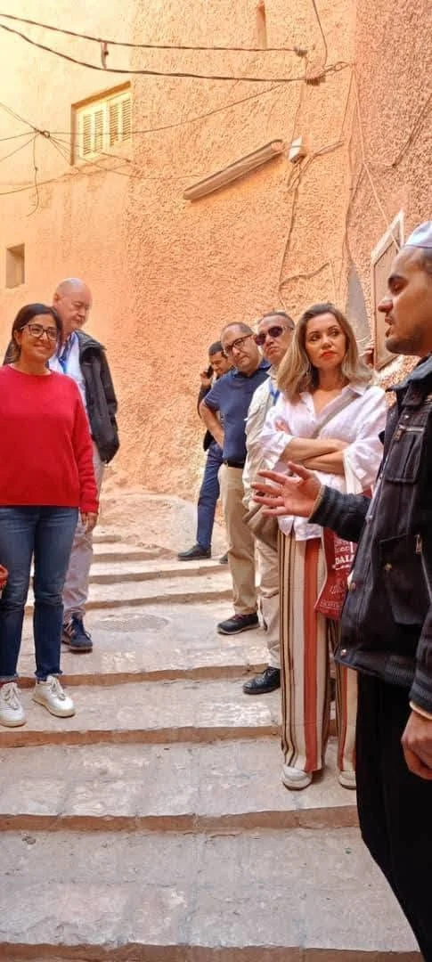 زيارة منظمي الرحلات الألمان إلى غرداية