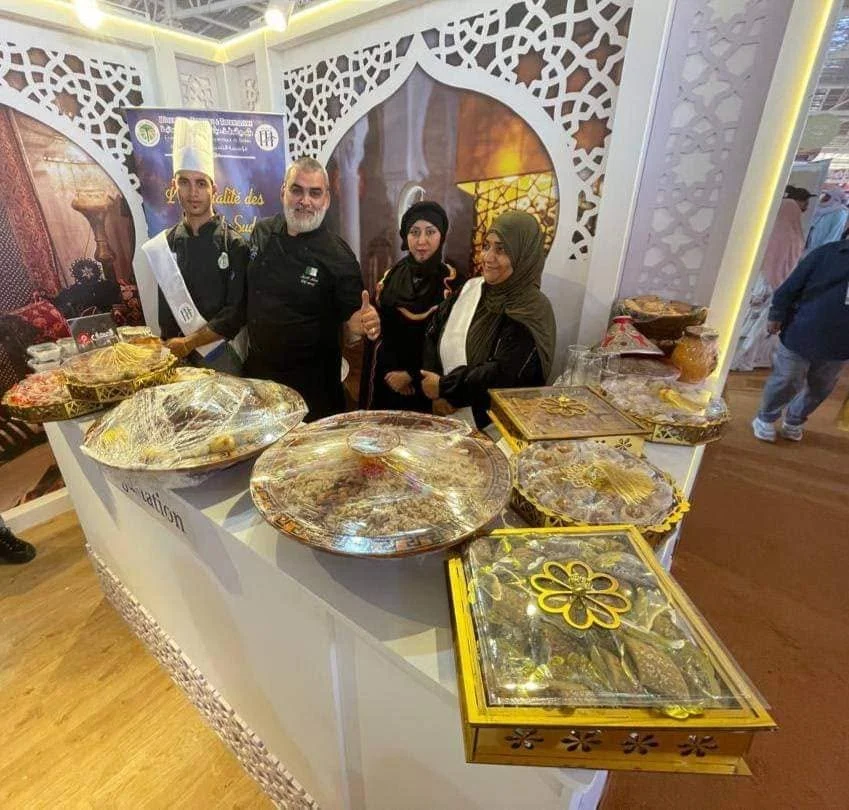 El salón del Diwan en el Festival Internacional de Turismo de las regiones áridas