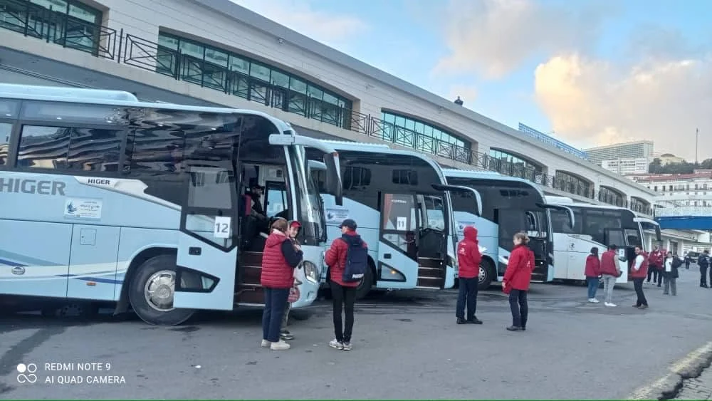 Arrivée du vaisseau touristique Viking Saturn au port algérien