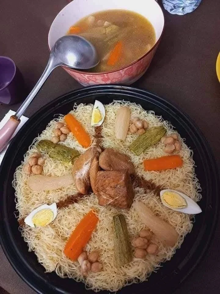 El rastat es uno de los platos tradicionales más populares de Argelia