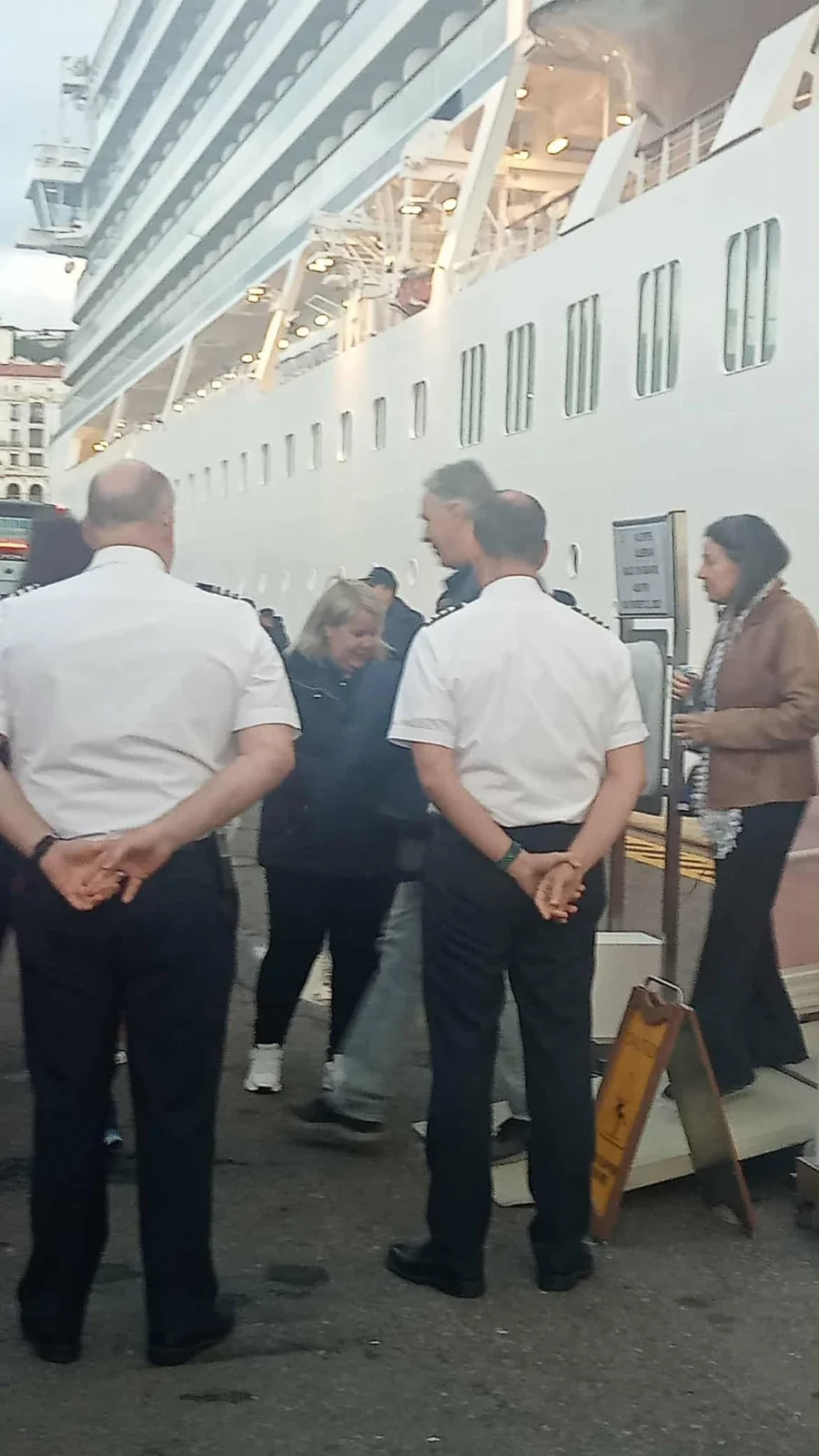 欢迎旅游船“维京·萨坦”号抵达阿尔及尔港