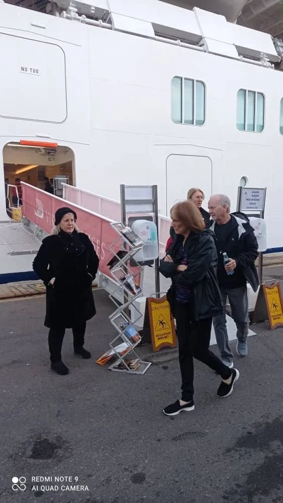 Arrivée du vaisseau touristique Viking Saturn au port algérien
