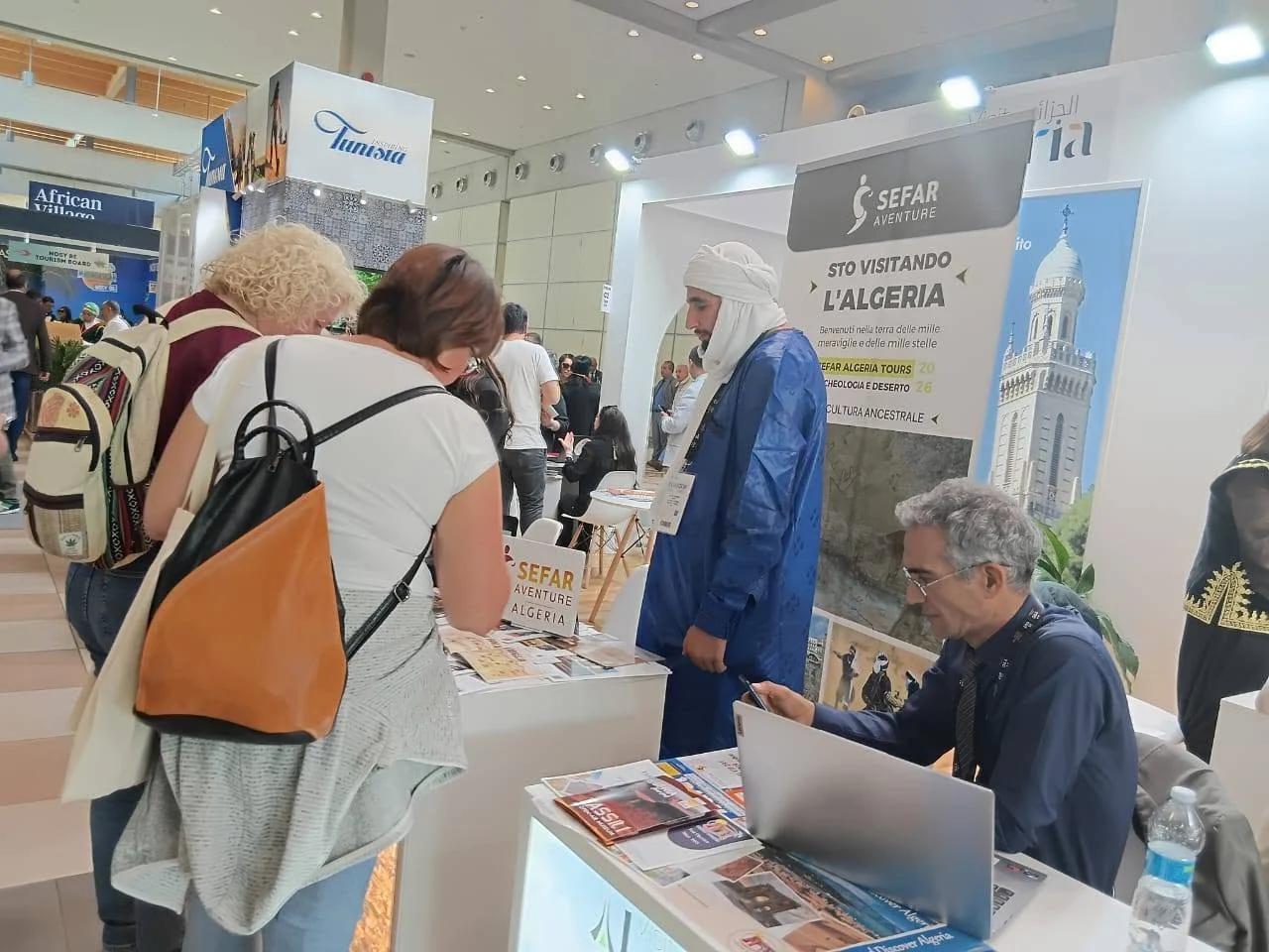 Segundo día de participación de Argelia en el Salón Turístico de Rimini