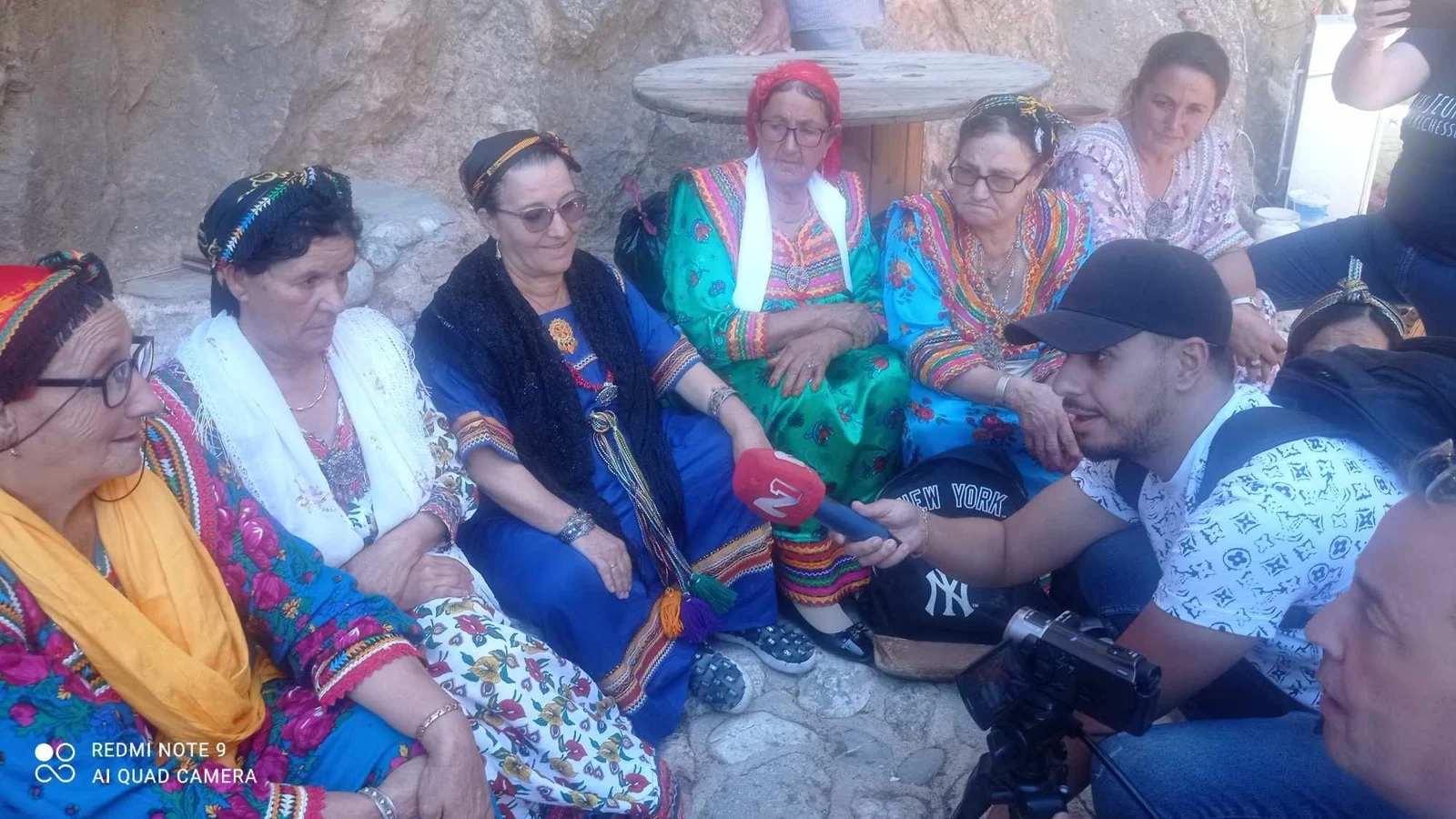 Excursión de periodistas a Taborit, elemento de la localidad de Bougnit