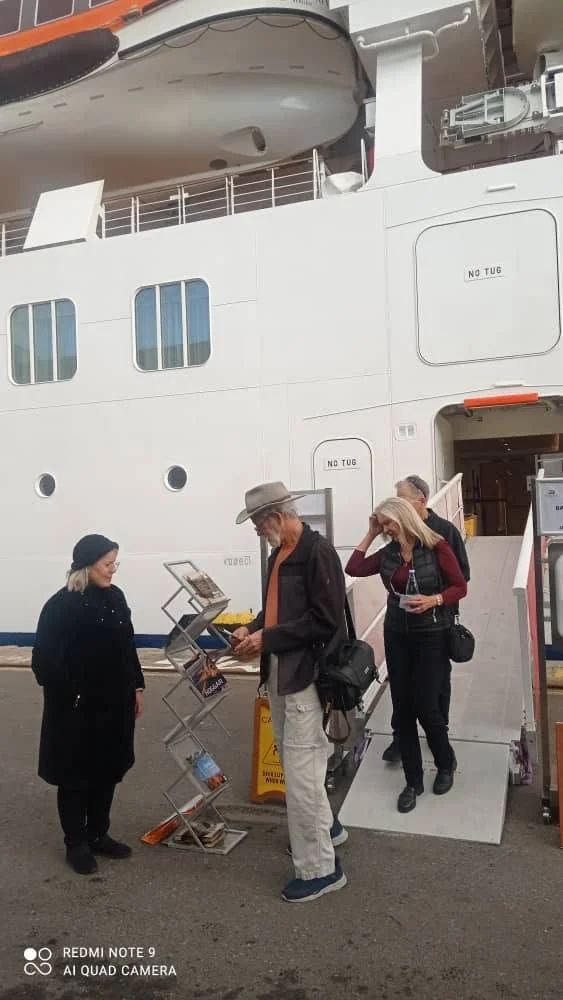 Arrivée du vaisseau touristique Viking Saturn au port algérien