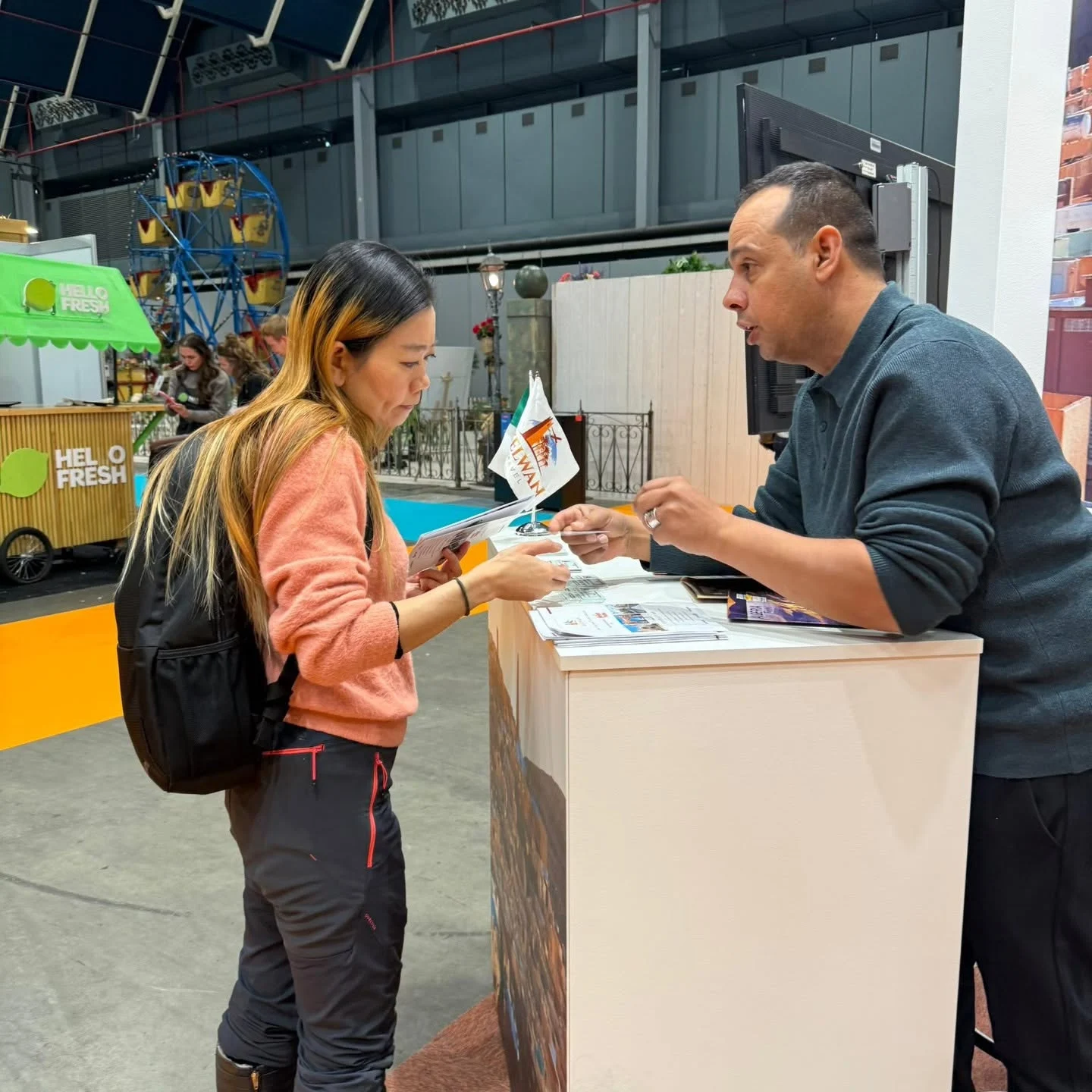 本届阿尔及利亚展台的最后一天,Vakantiebeurs