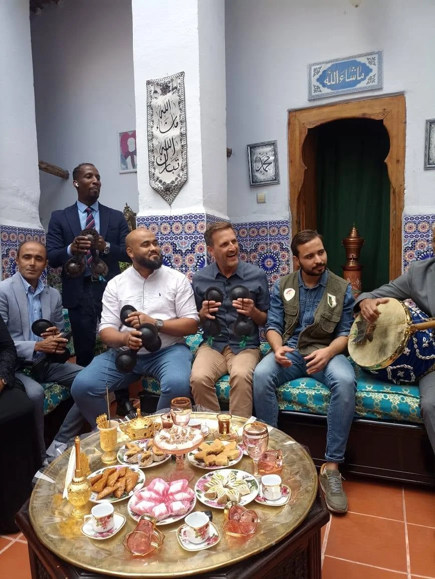 Visita del grupo periodístico estadounidense de ABC7 a Constantina