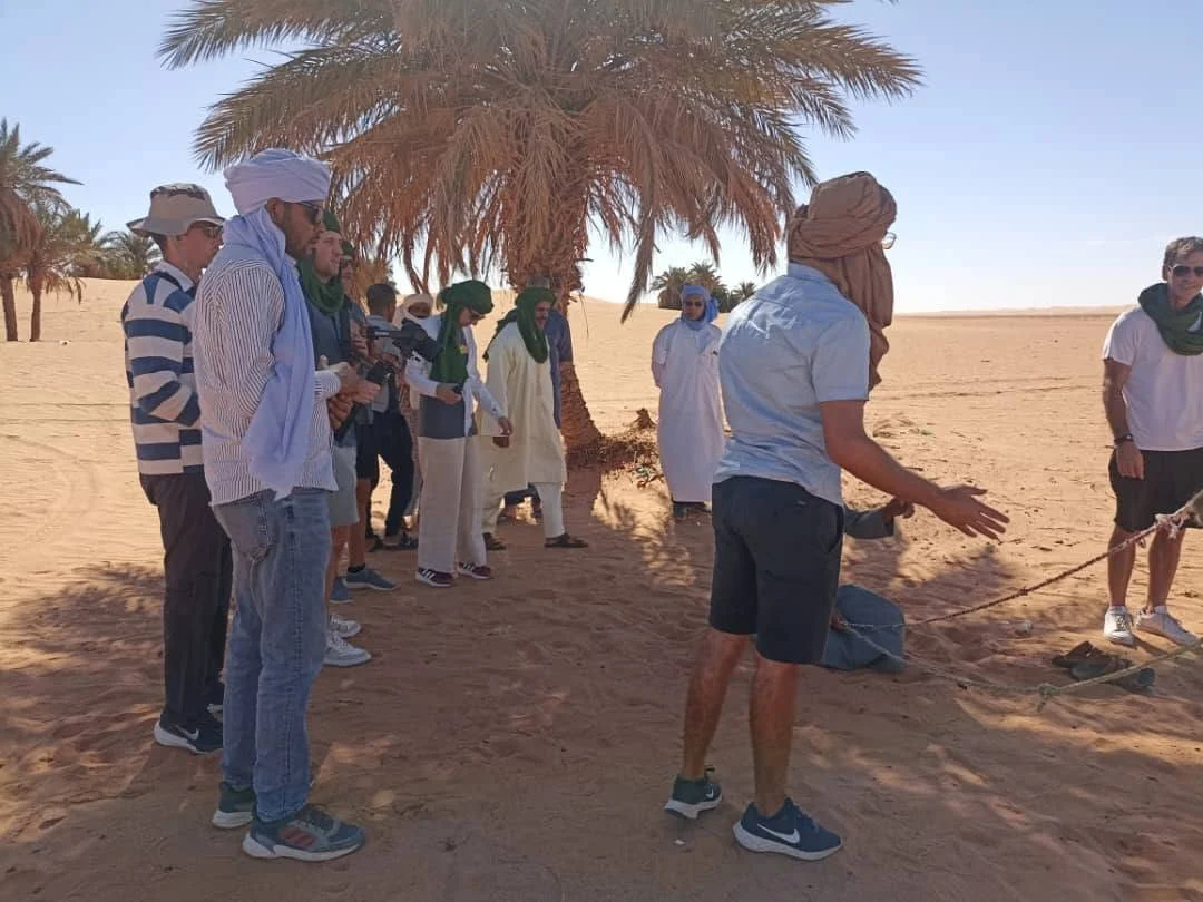 اليوم الرابع للوفد الصحفي الأمريكي في تيميمون