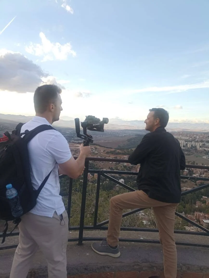 Visita del grupo periodístico estadounidense de ABC7 a Constantina