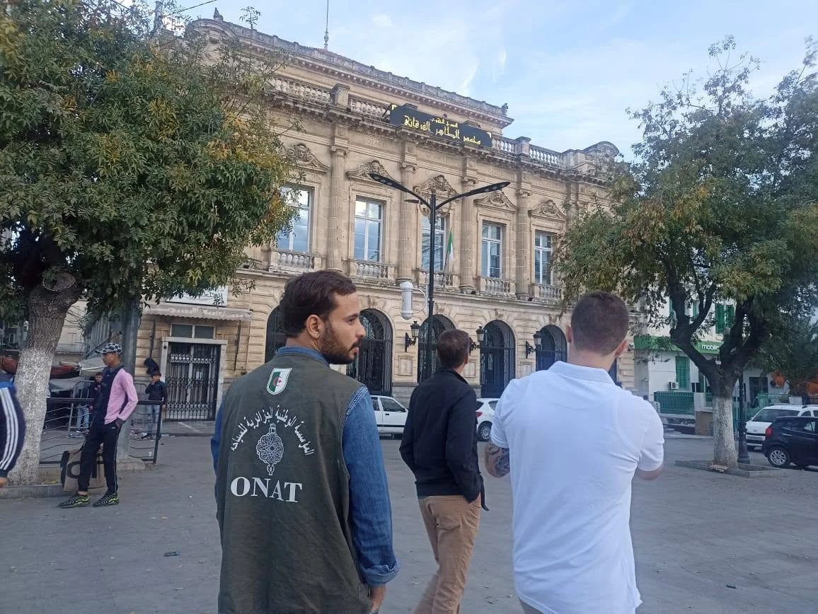 Visita del grupo periodístico estadounidense de ABC7 a Constantina