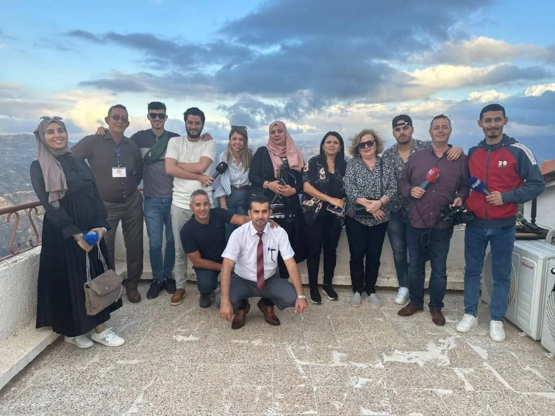 Excursión de periodistas a Aït Yne y a la aldea Aït L'Hassan, Tizi Ouzou