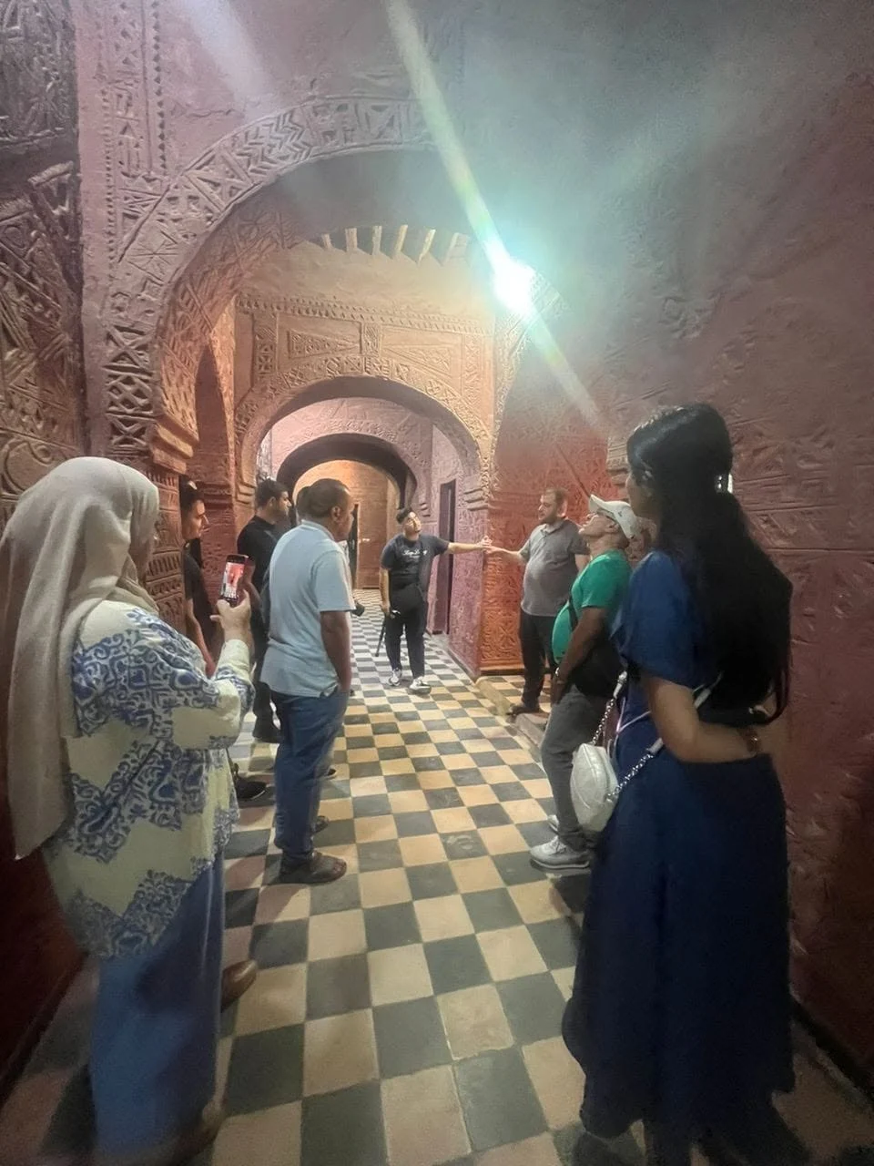 زيارة المركز الجزائري للتراث الثقافي المبني بالطين بتيميمون