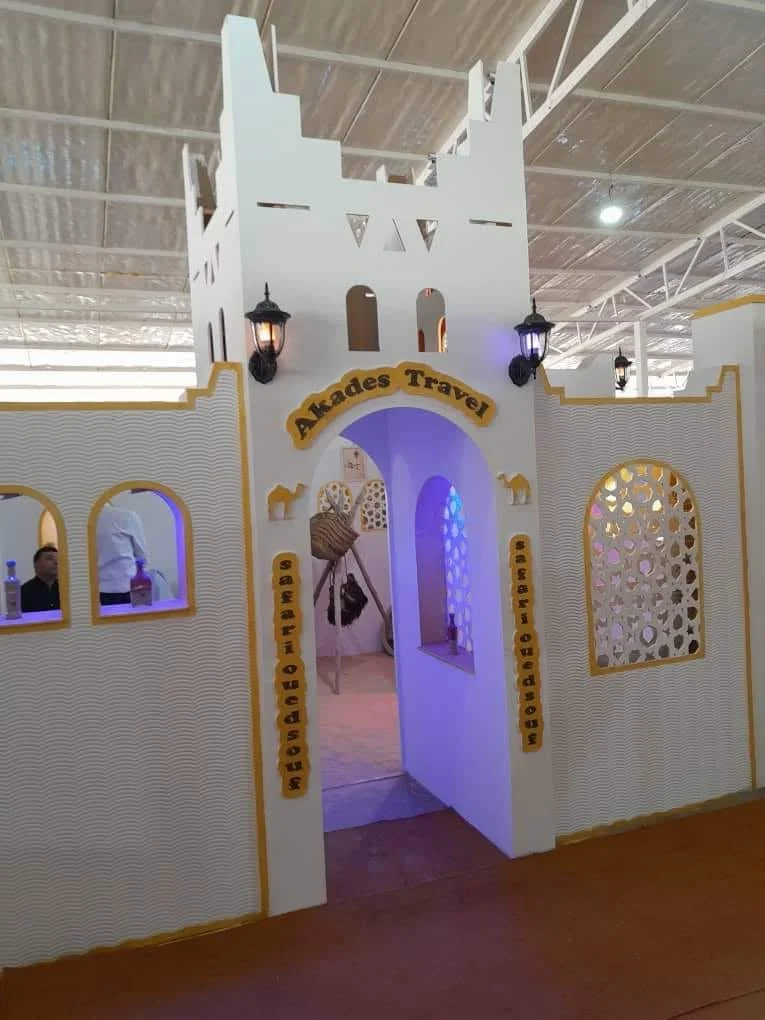 El salón del Diwan en el Festival Internacional de Turismo de las regiones áridas