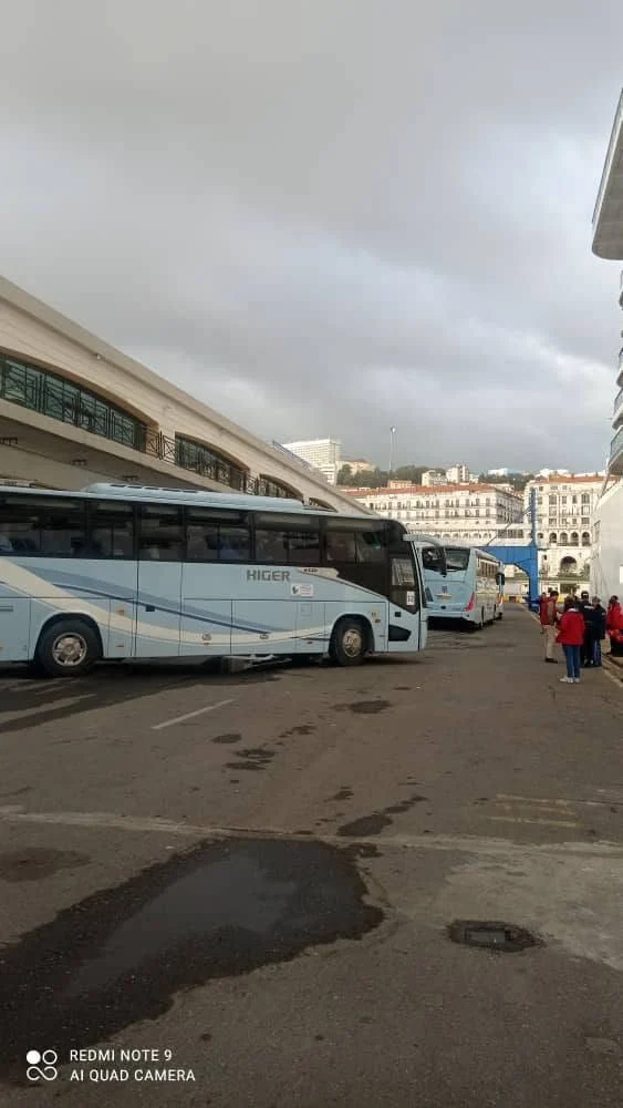 Arrivée du vaisseau touristique Viking Saturn au port algérien