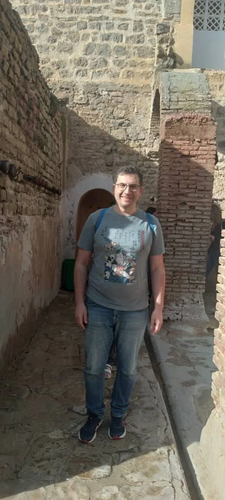A European diplomatic delegation visits the Hammam Essalihine spa in Khenchela