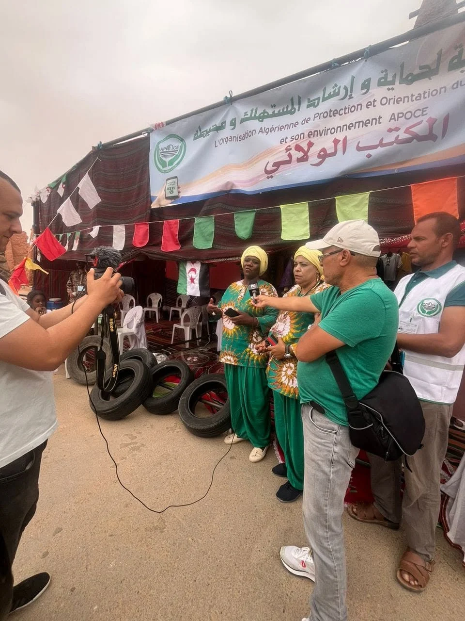 زيارة المركز الجزائري للتراث الثقافي المبني بالطين بتيميمون