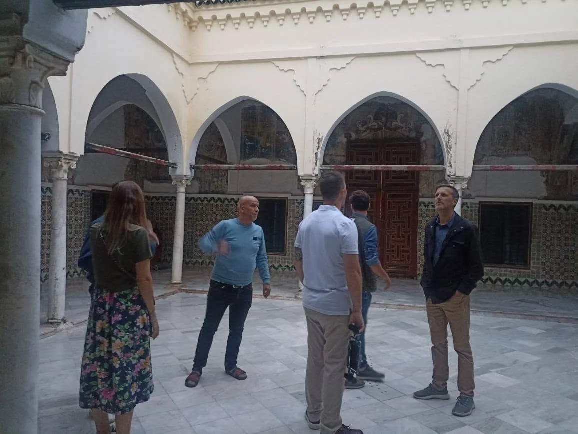Visita del grupo periodístico estadounidense de ABC7 a Constantina