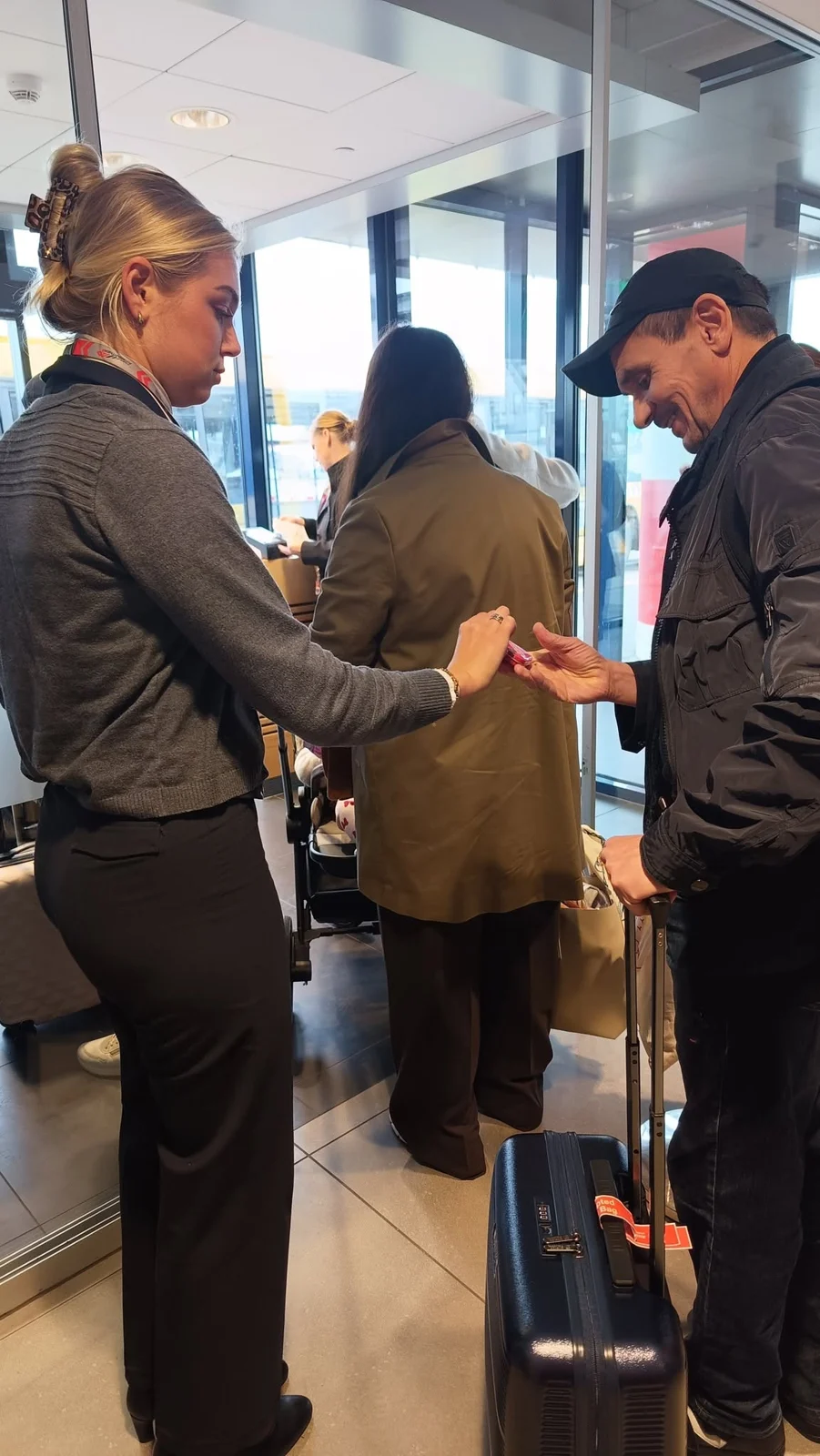 Reception of the first Air Algérie flight to the Netherlands