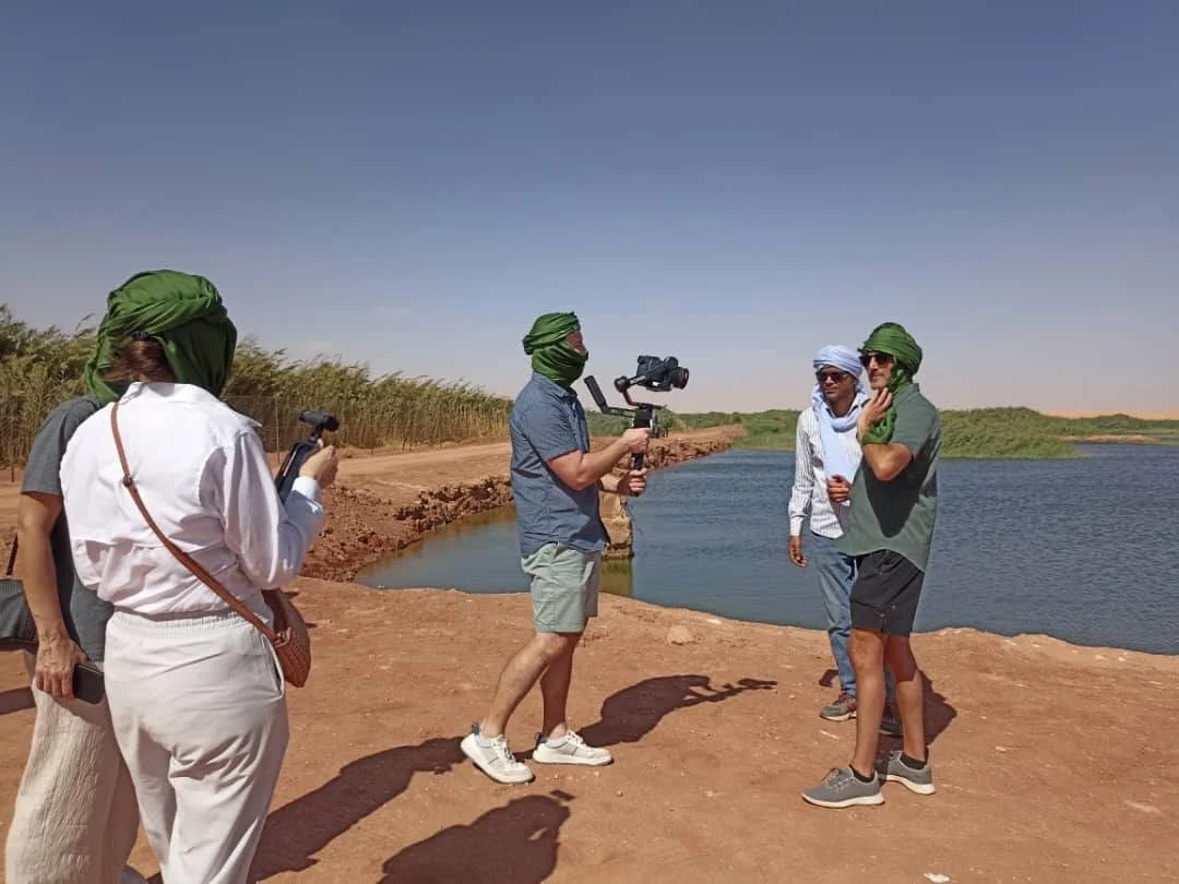 اليوم الرابع للوفد الصحفي الأمريكي في تيميمون