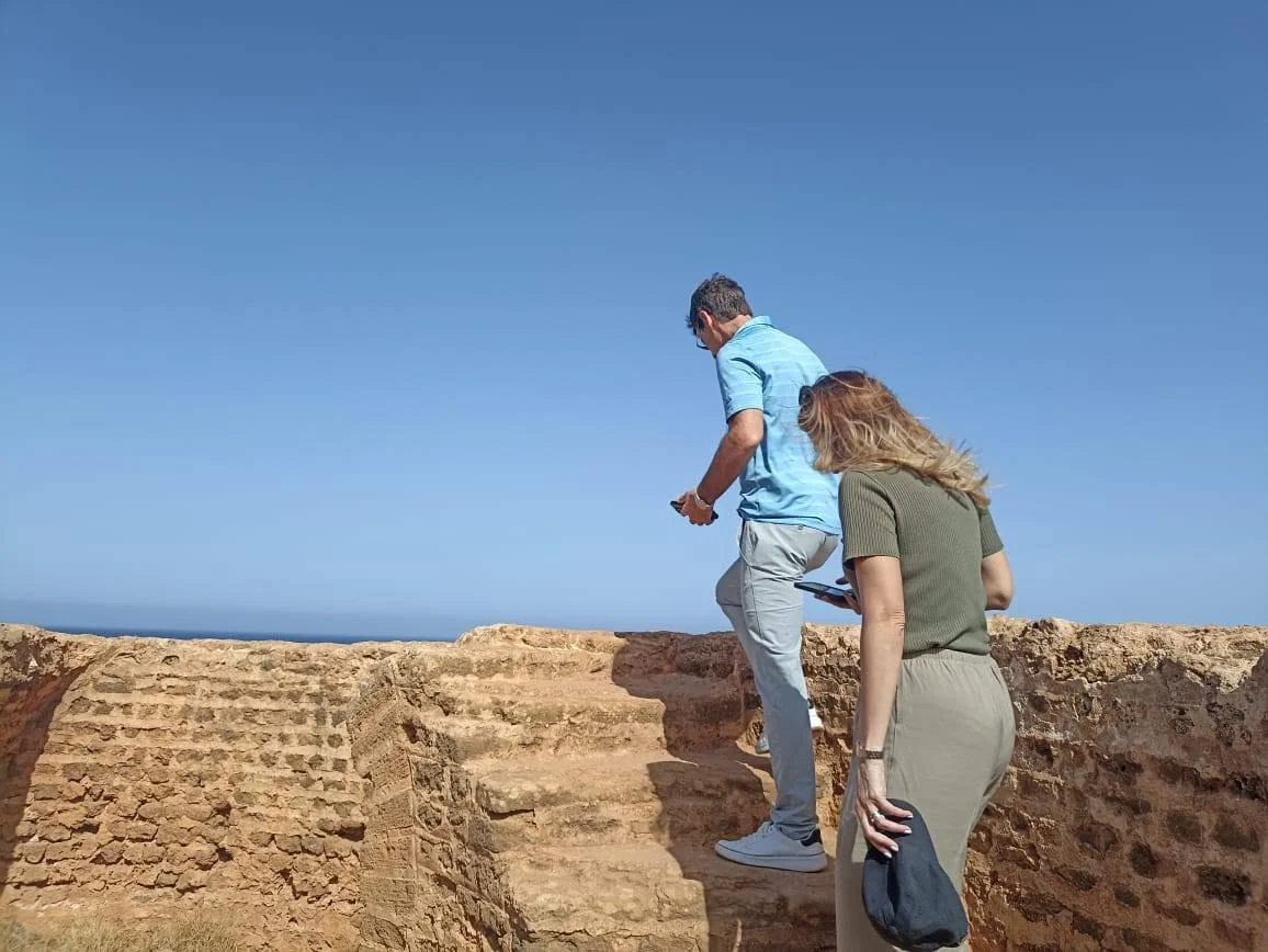 زيارة الوفد الصحفي الأمريكي إلى تيبازة