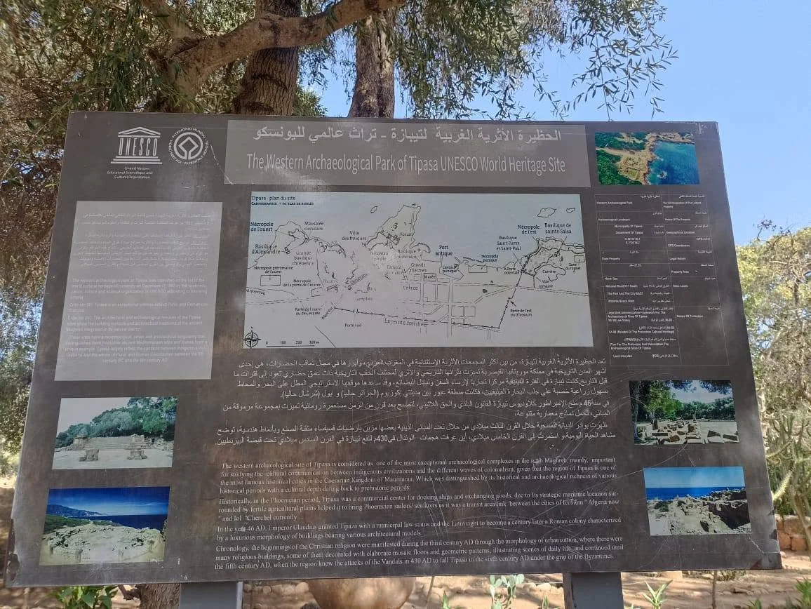زيارة الوفد الصحفي الأمريكي إلى تيبازة