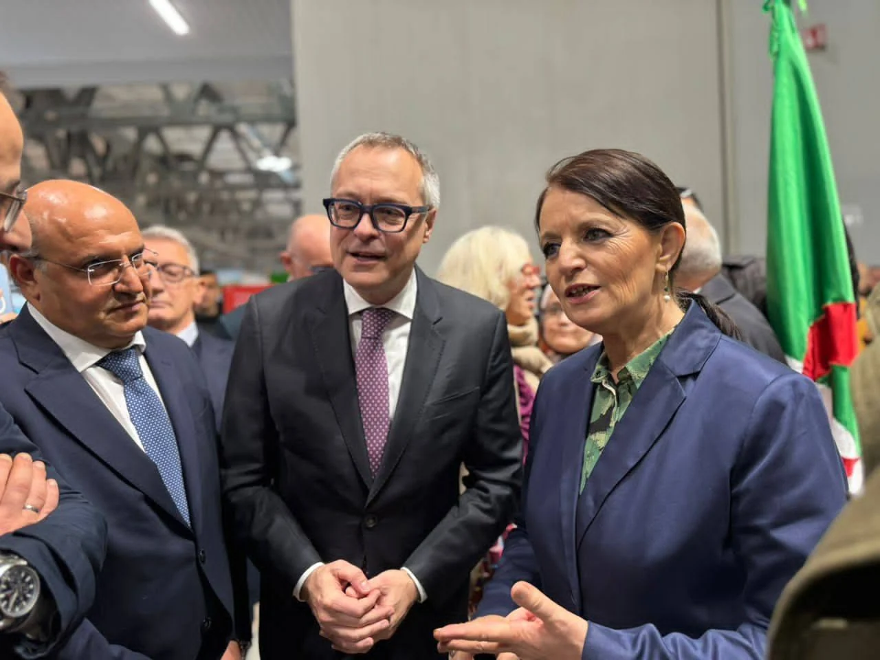Ouverture du pavillon algérien au salon Artigiano in Fiera à Milan