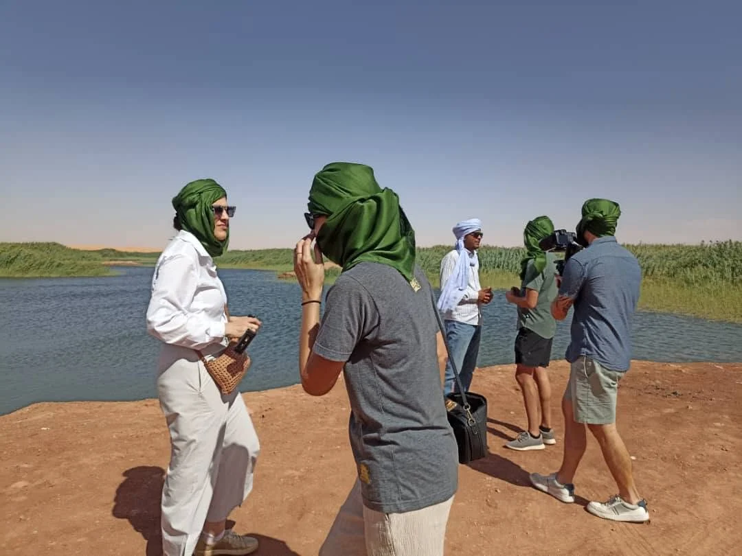 اليوم الرابع للوفد الصحفي الأمريكي في تيميمون