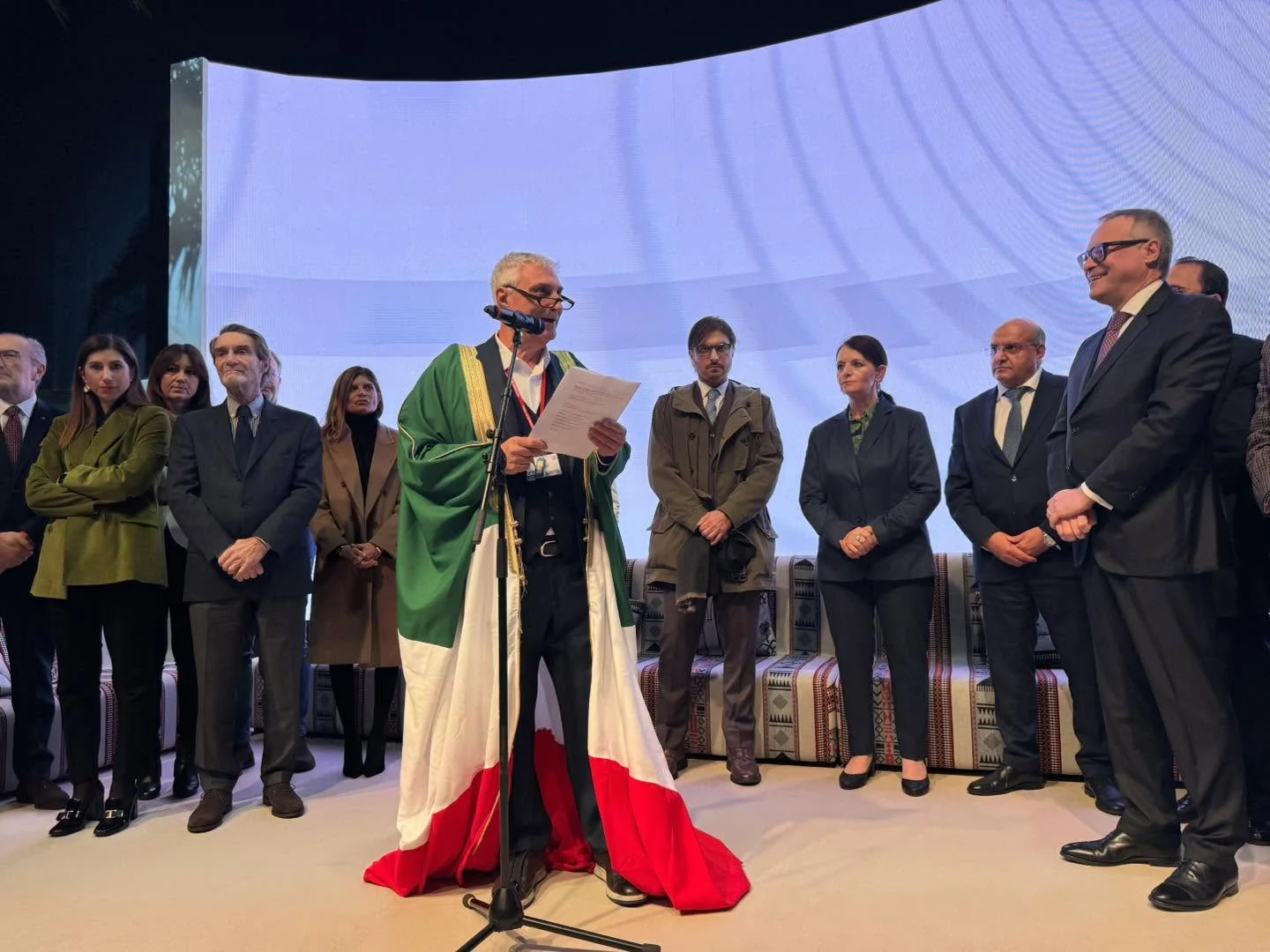 Ouverture du pavillon algérien au salon Artigiano in Fiera à Milan