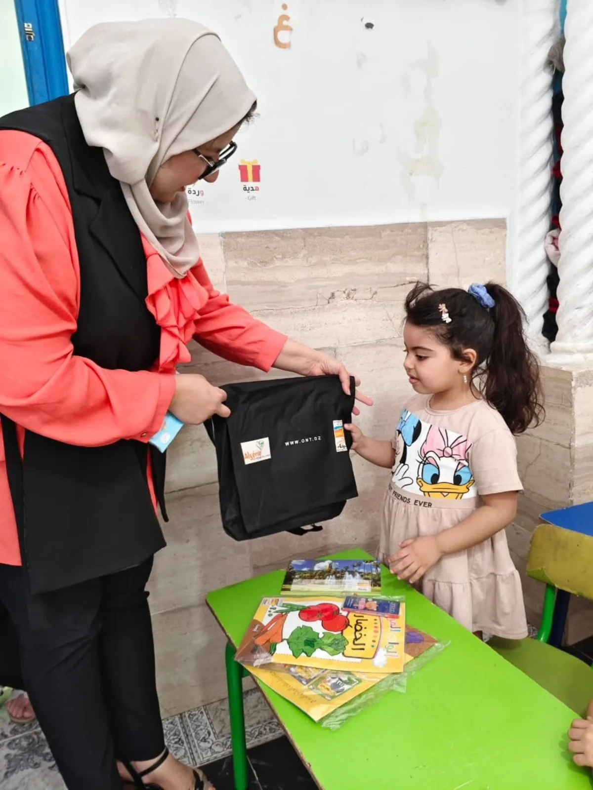 زيارة الديوان إلى روضة أطفال بمناسبة اليوم العالمي للطفولة