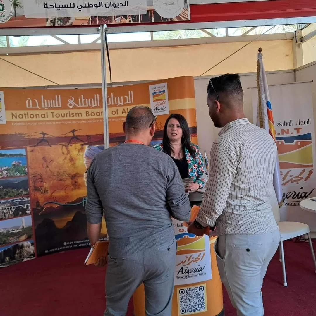 El salón del Diwan en el Festival Internacional de Turismo de las regiones áridas