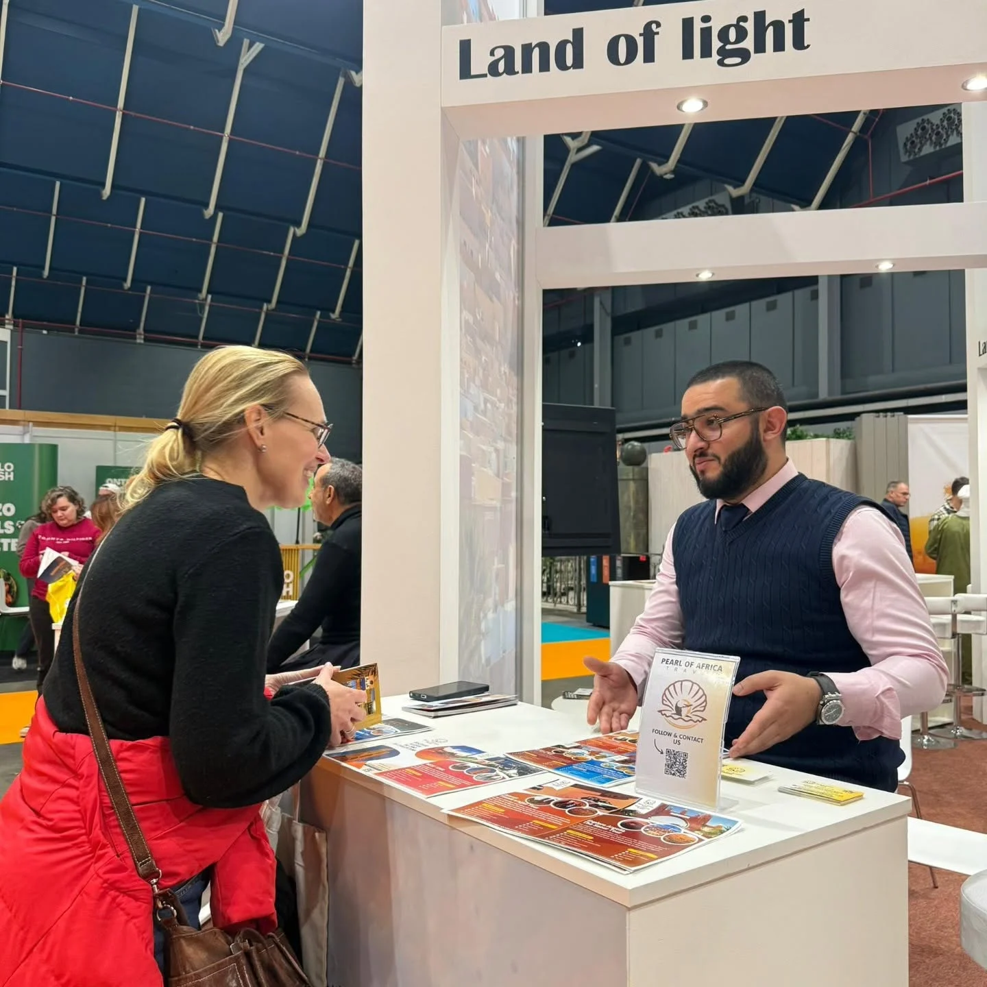 本届阿尔及利亚展台的最后一天,Vakantiebeurs