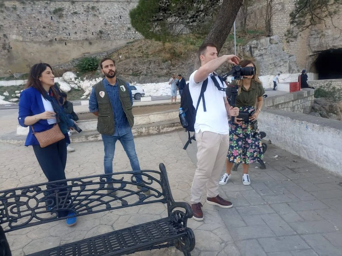 Visita del grupo periodístico estadounidense de ABC7 a Constantina