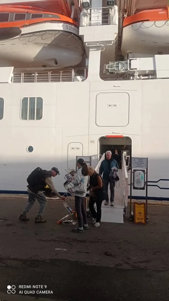 Arrivée du vaisseau touristique Viking Saturn au port algérien