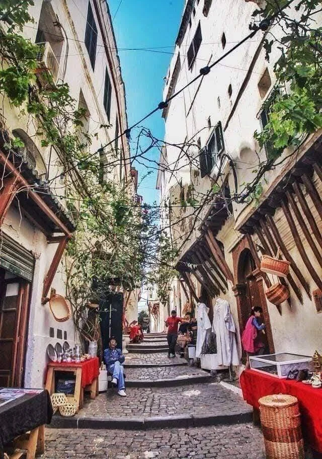 Beauty and grandeur of the architecture in the Kasbah of Algiers