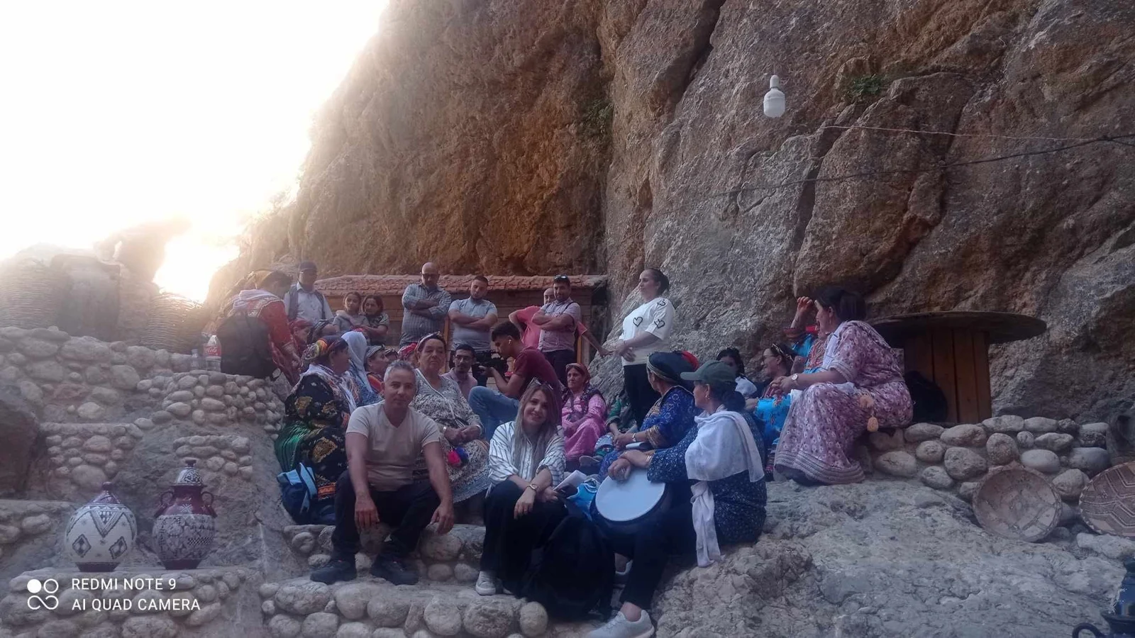 Excursión de periodistas a Taborit, elemento de la localidad de Bougnit