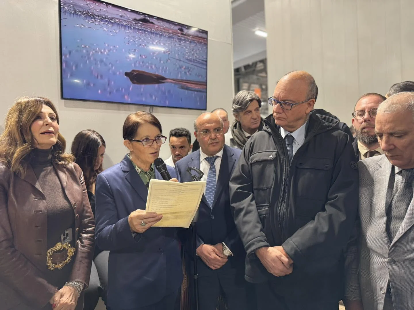 Ouverture du pavillon algérien au salon Artigiano in Fiera à Milan