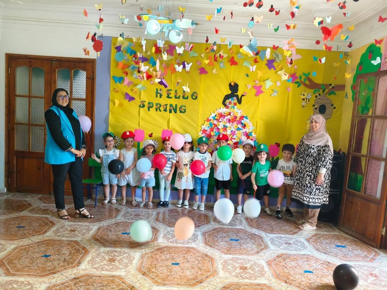 زيارة الديوان إلى روضة أطفال بمناسبة اليوم العالمي للطفولة