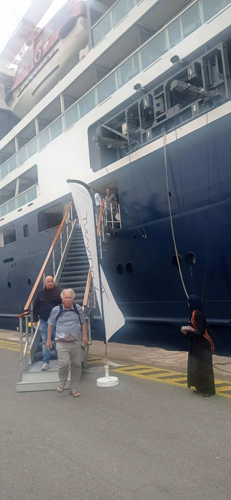 استقبال الباخرة PONANT Le Mont d’Urville بميناء الجزائر