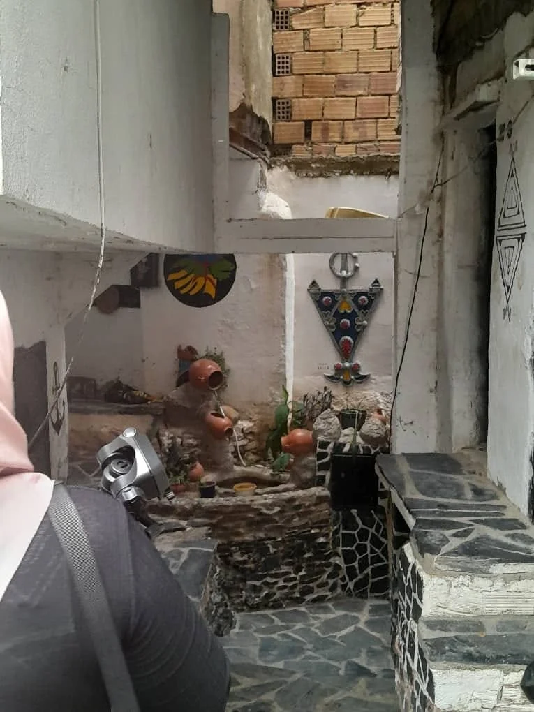 Excursión de periodistas a Aït Yne y a la aldea Aït L'Hassan, Tizi Ouzou