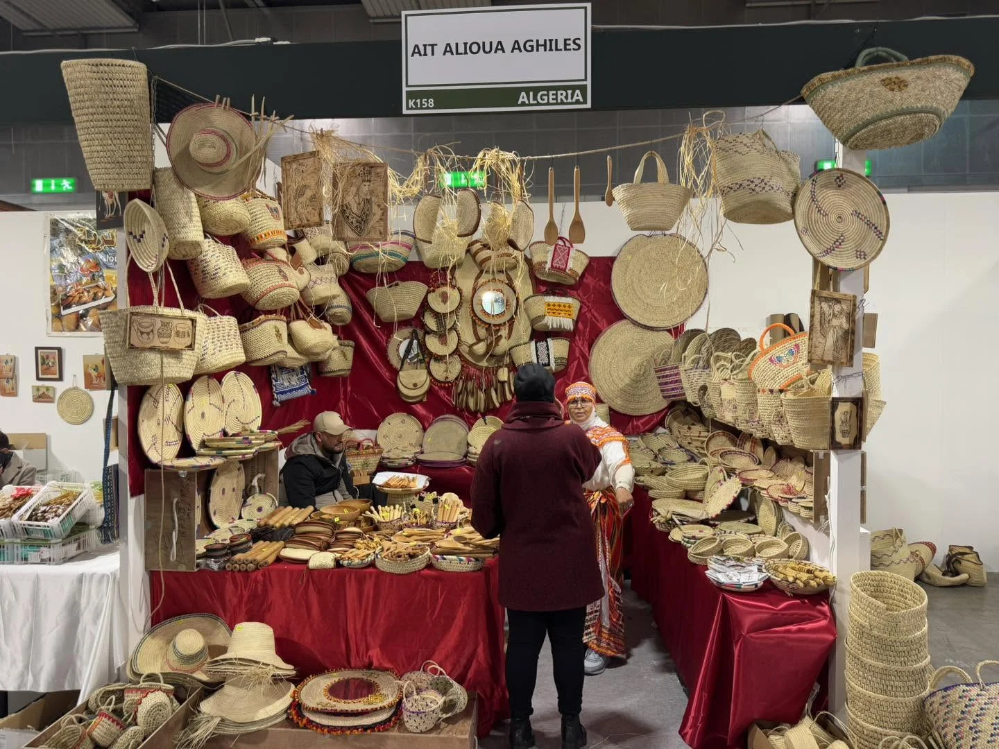 Ouverture du pavillon algérien au salon Artigiano in Fiera à Milan