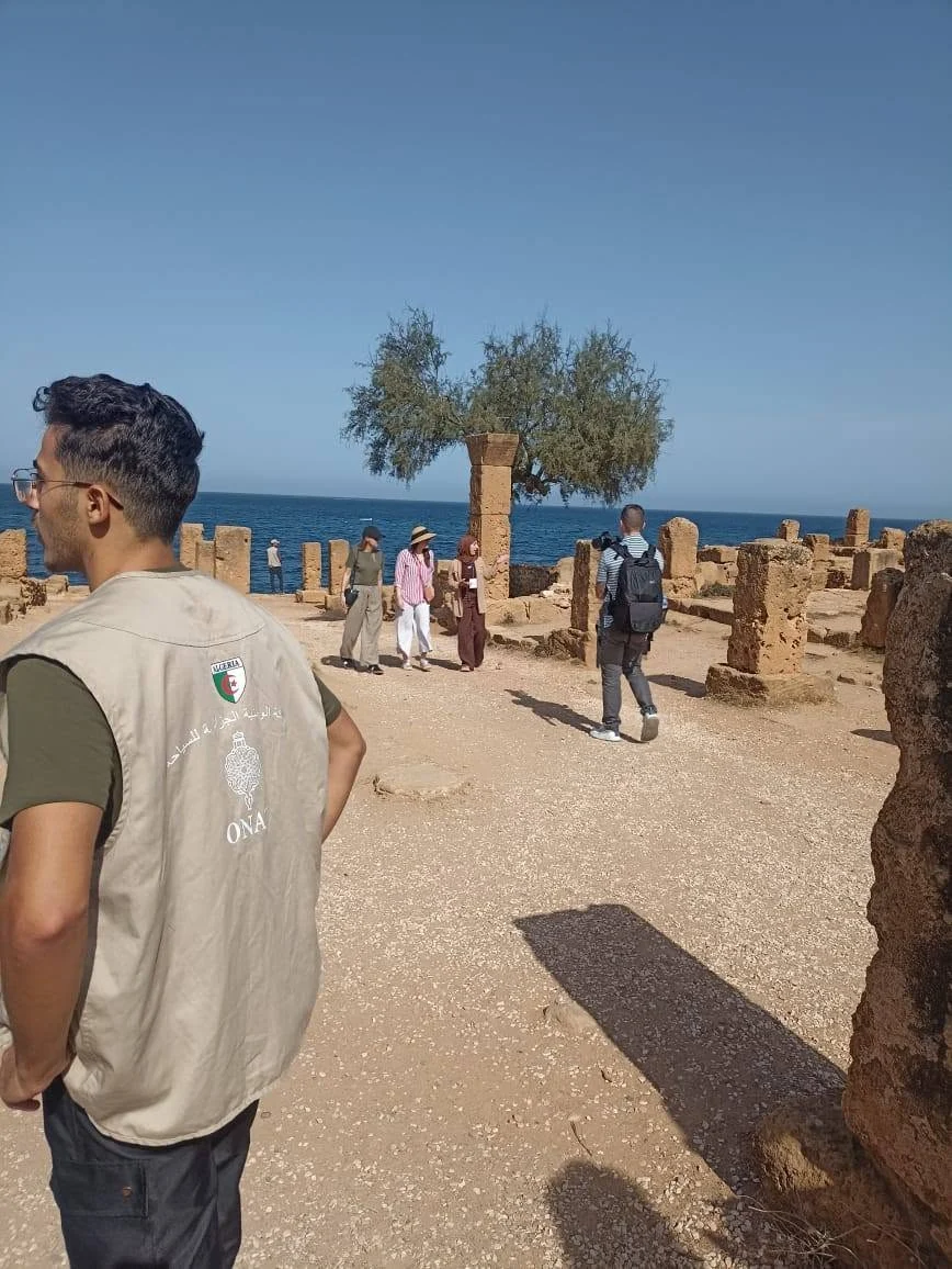 زيارة الوفد الصحفي الأمريكي إلى تيبازة