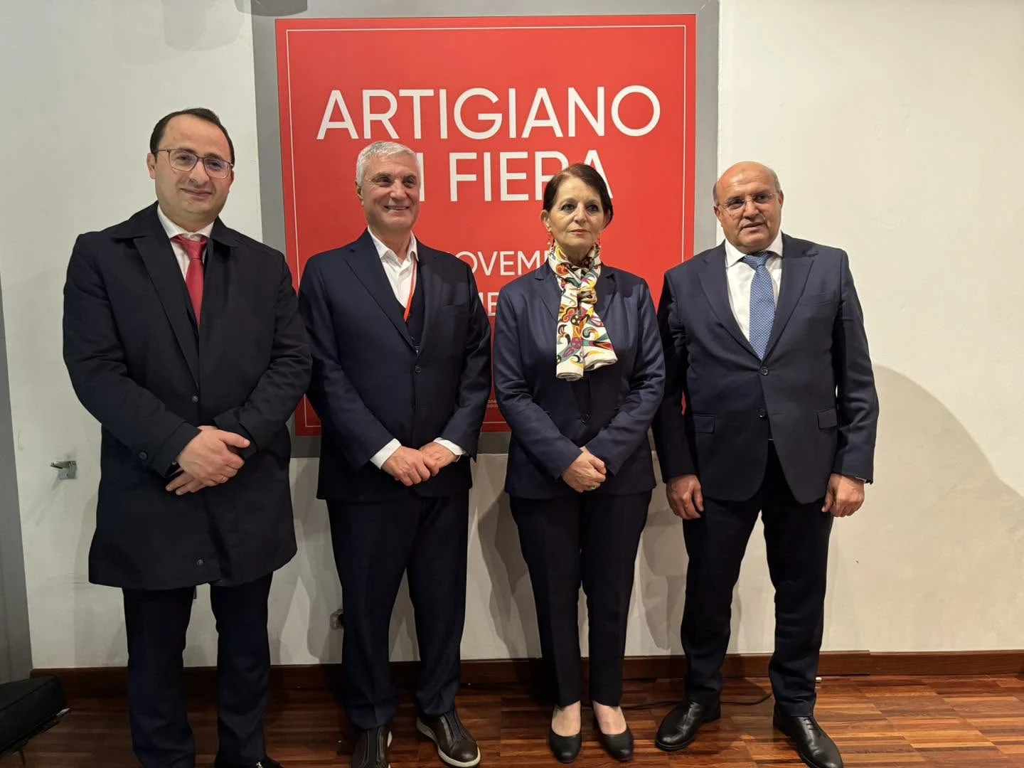 Ouverture du pavillon algérien au salon Artigiano in Fiera à Milan