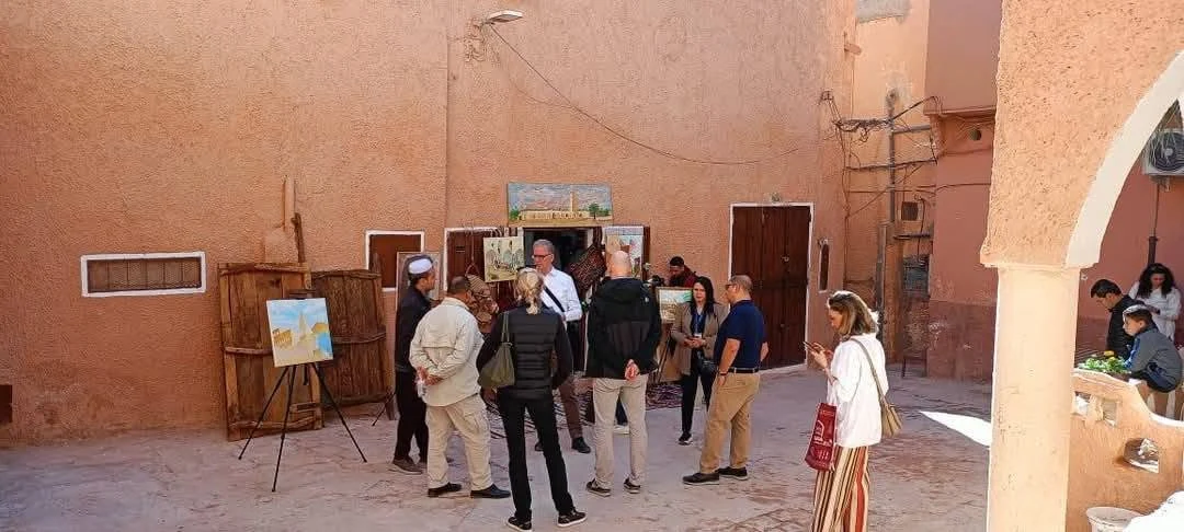زيارة منظمي الرحلات الألمان إلى غرداية
