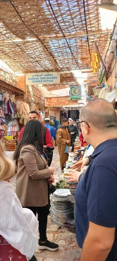 زيارة منظمي الرحلات الألمان إلى غرداية
