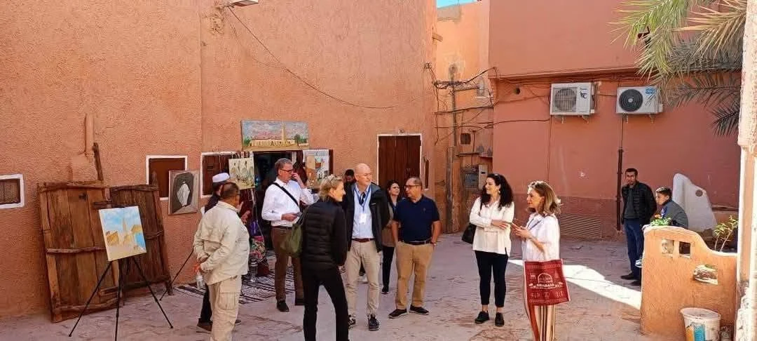 زيارة منظمي الرحلات الألمان إلى غرداية