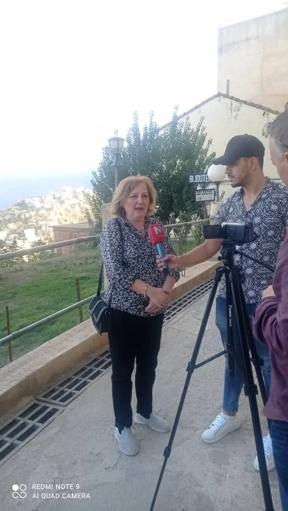 Excursión de periodistas a Aït Yne y a la aldea Aït L'Hassan, Tizi Ouzou